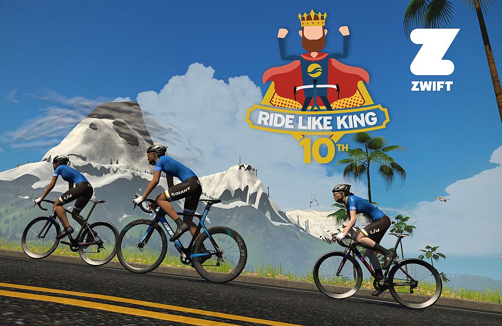 Virtual sales cycling rides